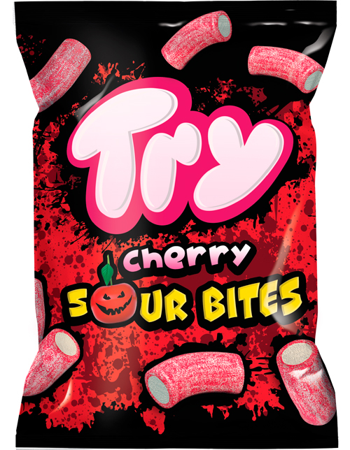 TRY со вкусом вишни с желейной начинкой в обсыпке