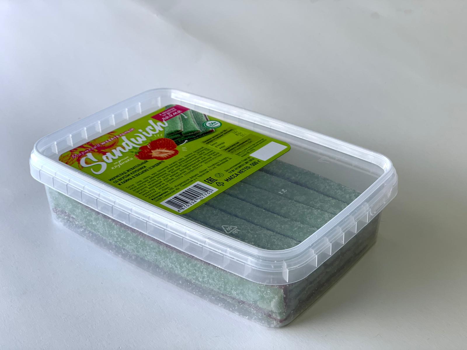 Candy Sandwich  со вкусом клубники и лайма в обсыпке